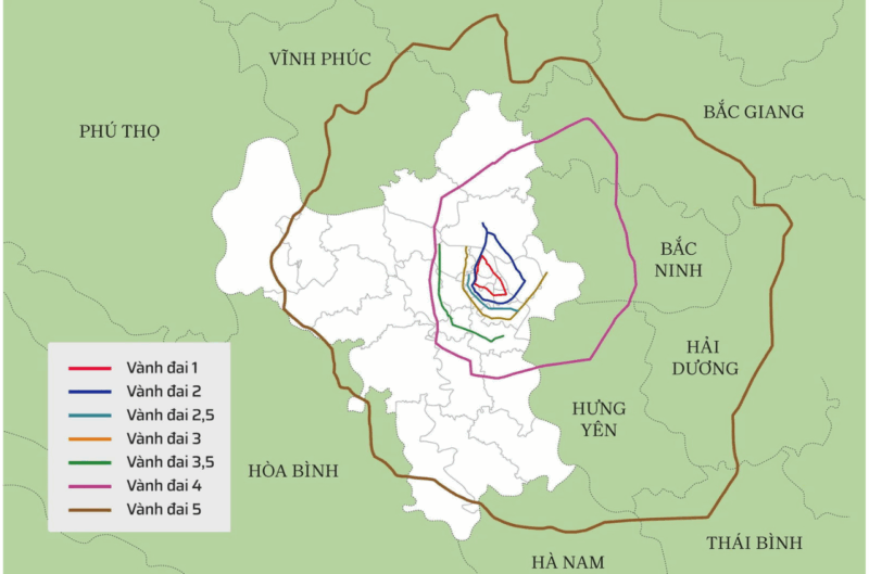 đường vành đai 1 2 3 4 là gì ?