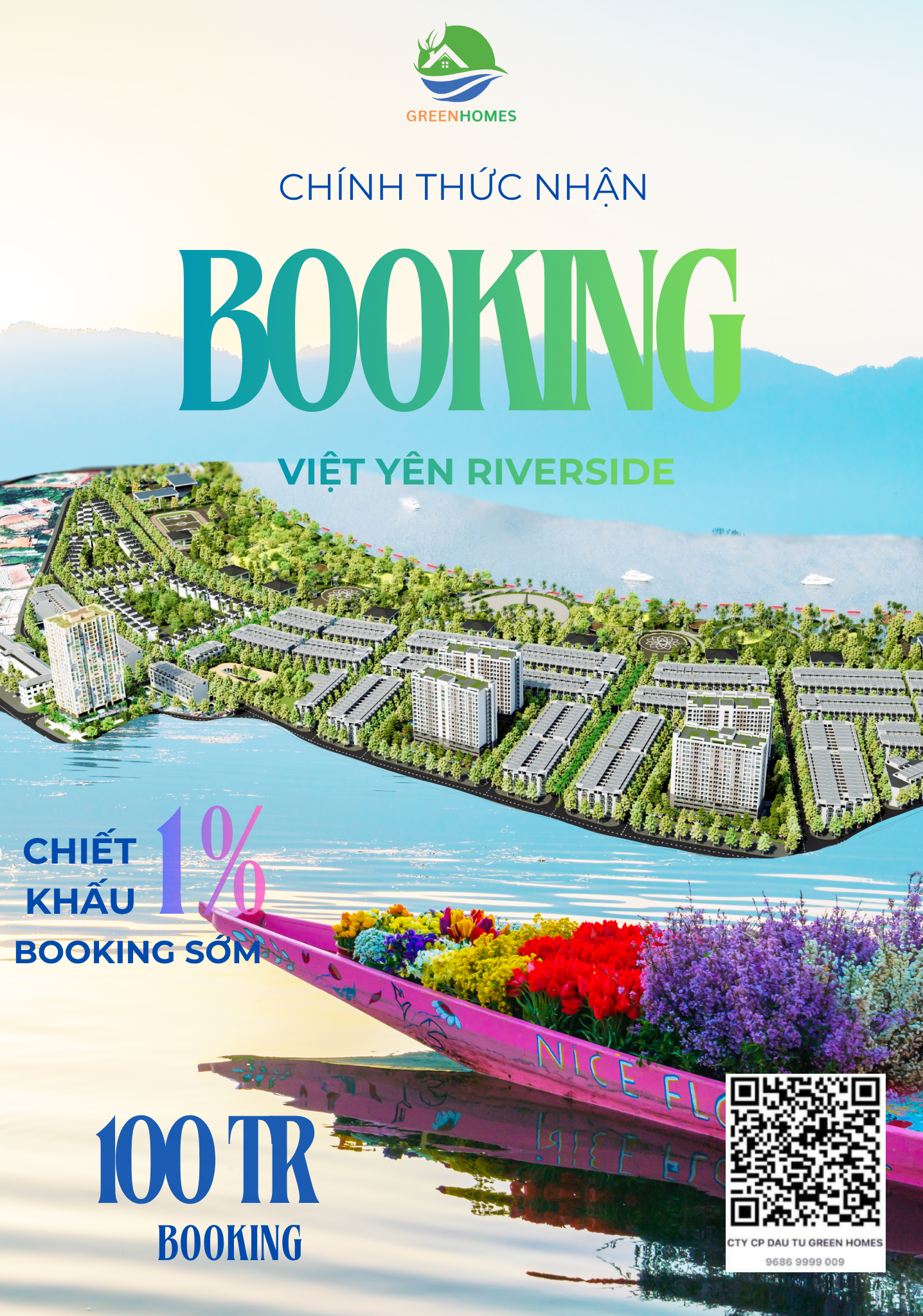 Nhận Booking dự án Việt Yên Riverside Bích Động - Bắc Giang