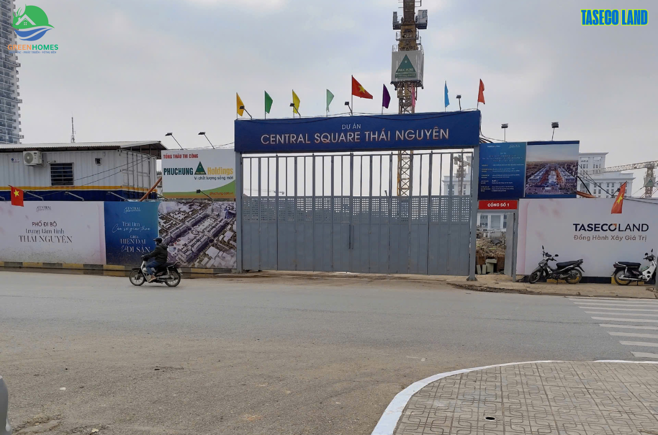 Tiến độ Central Square Thái Nguyên