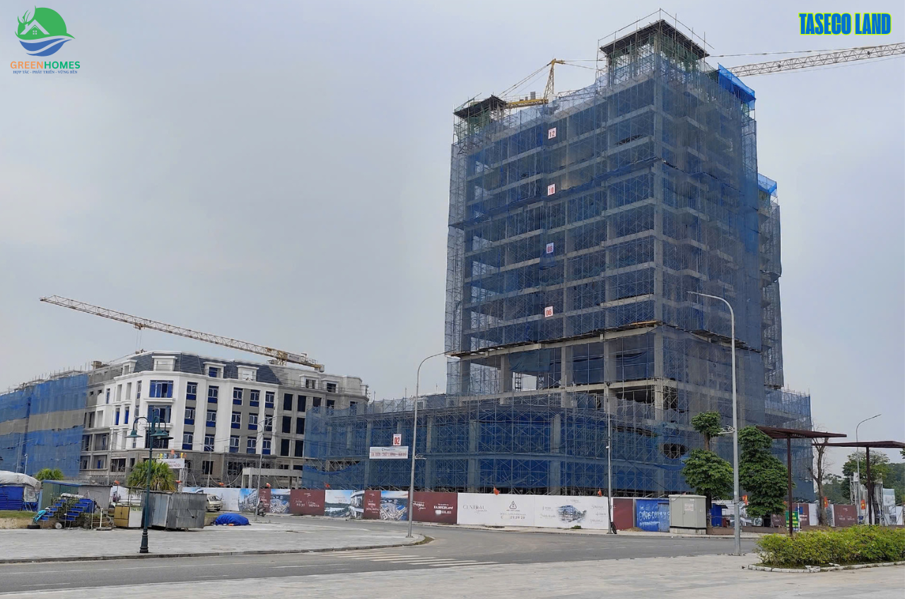 Tiến độ chung cư Central Square Phổ Yên