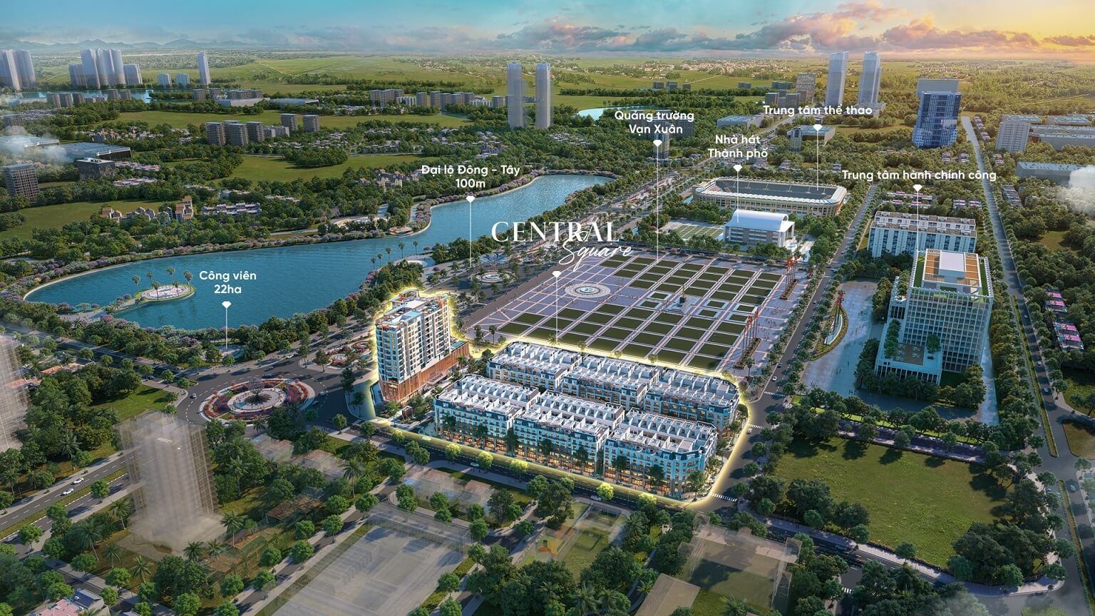 Chung cư Central Square quảng trường Vạn Xuân Phổ Yên