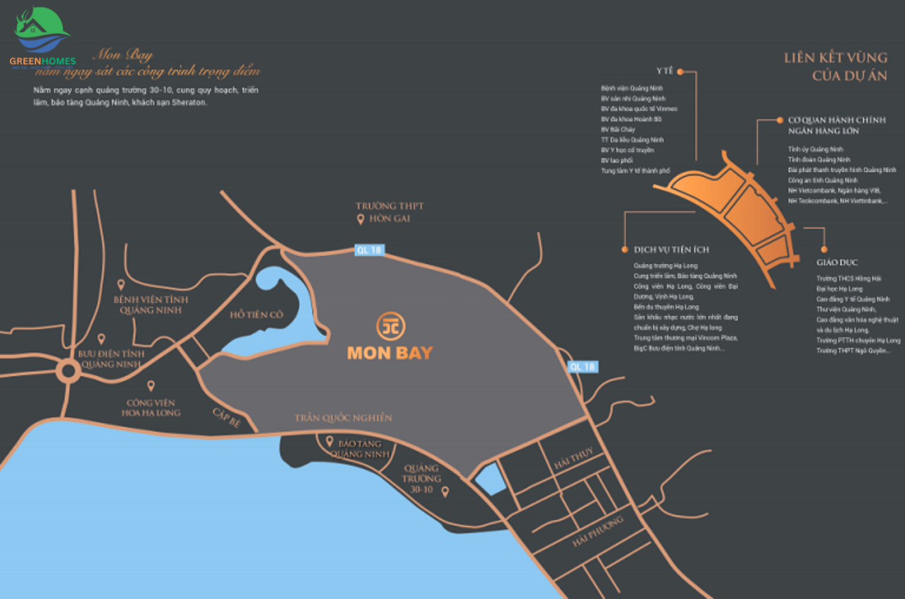Vị trí khu đô thị Monbay Hạ Long