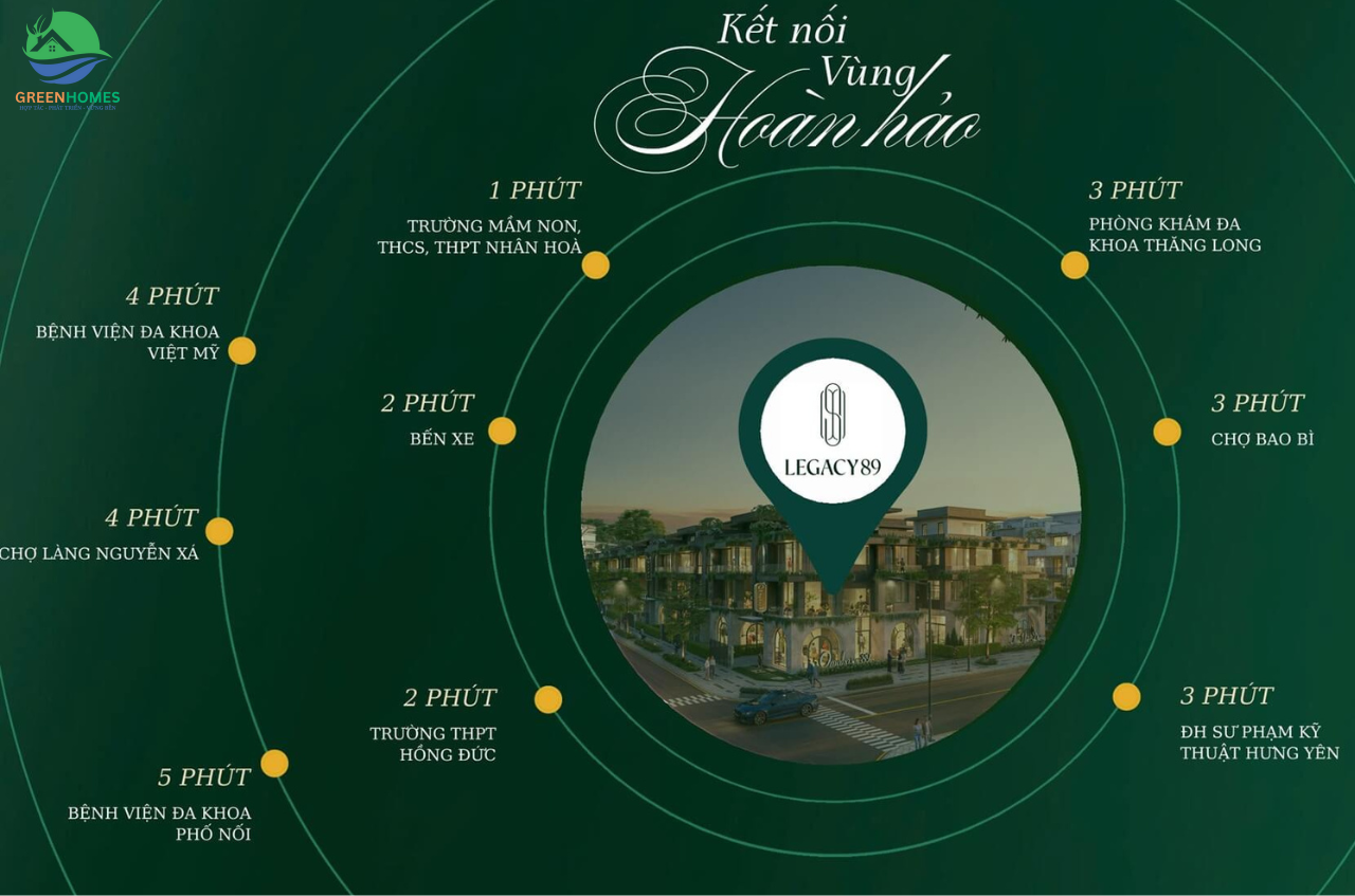 Vị trí Legacy 89 Mỹ Hào Hưng Yên