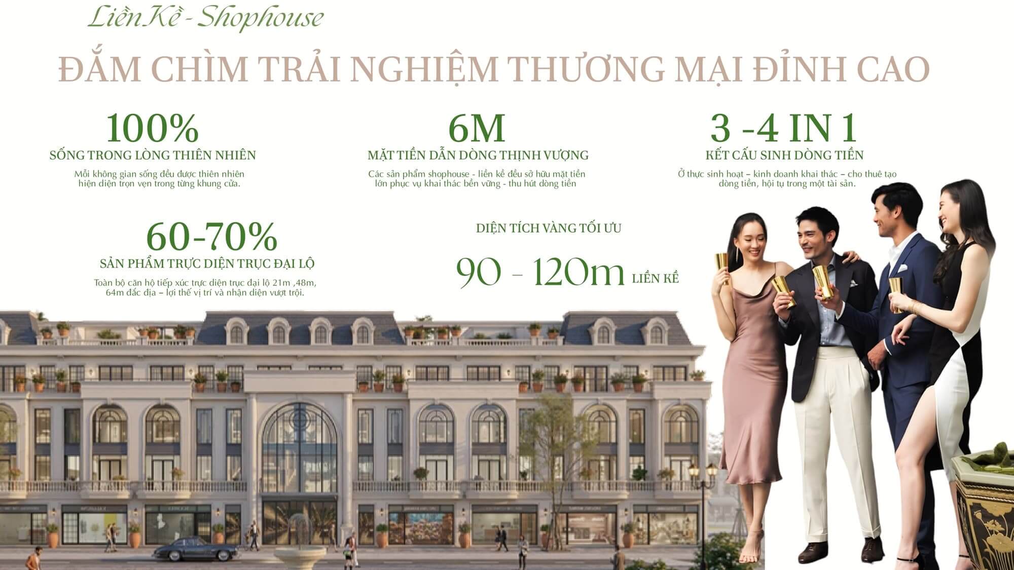 Liền kề Shophouse Pearl Rivera Mê Linh Hà Nội